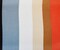 Orange-Gray-Multi Cotton Stripe Printed Crinkled Gauze Woven Fabric By the Yard